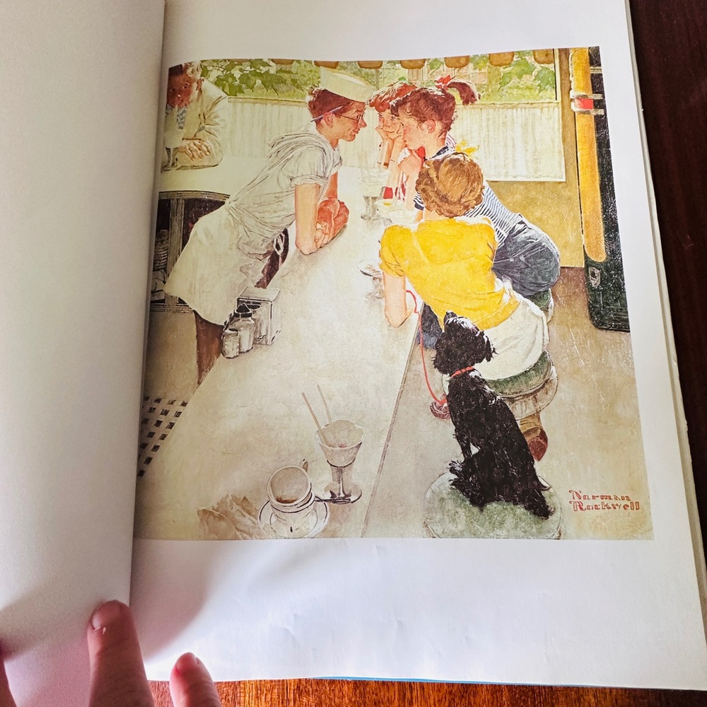 The Best of Norman Rockwell 40 Full Color Posters Art Book Michael Schau 1987 - Picture 6 of 11